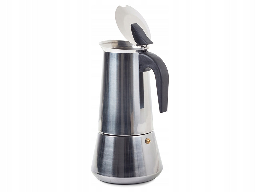 Cafetera de acero inoxidable, 12 tazas