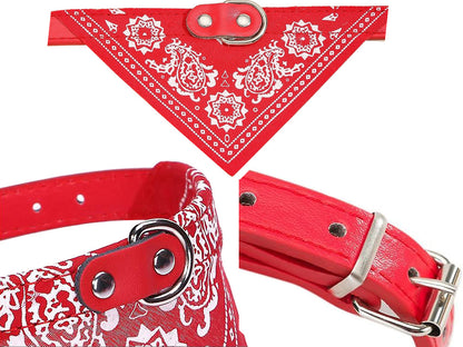 Collar para perro con bandana para perro gato m