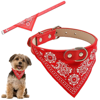 Collar para perro con bandana para perro gato m