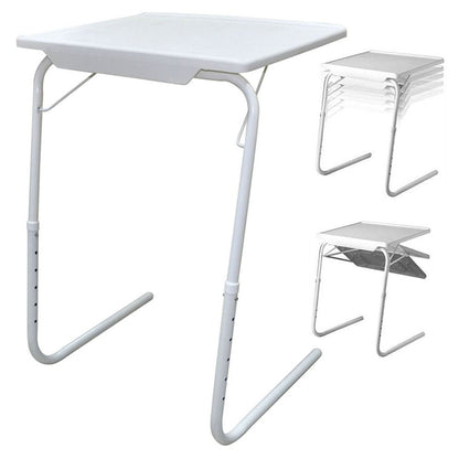 Mesa Portátil Ajustable 52-73 cm, Diseño Ergonómico para Ordenador, Comida o Trabajo en Casa