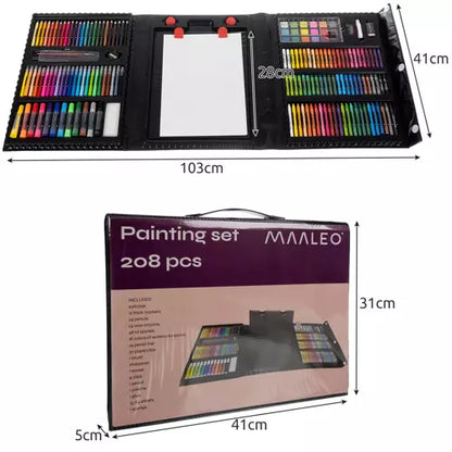 Set artístico para pintar 208 piezas