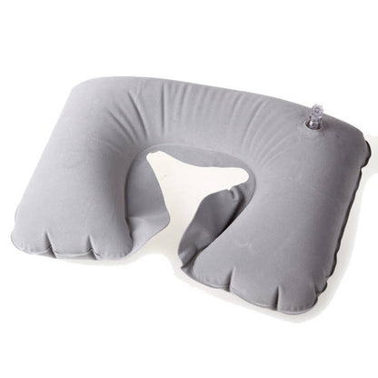 Almohada de viaje hinchable y almohadilla para dormir mas fácil